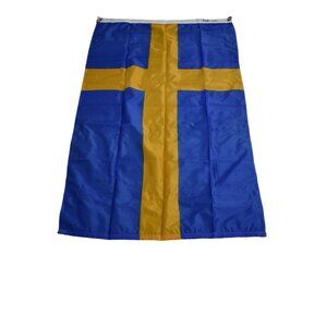 Anin Nyl-Glo Sweden Outdoor Flag w/Grommets Size 3ft x 5ft